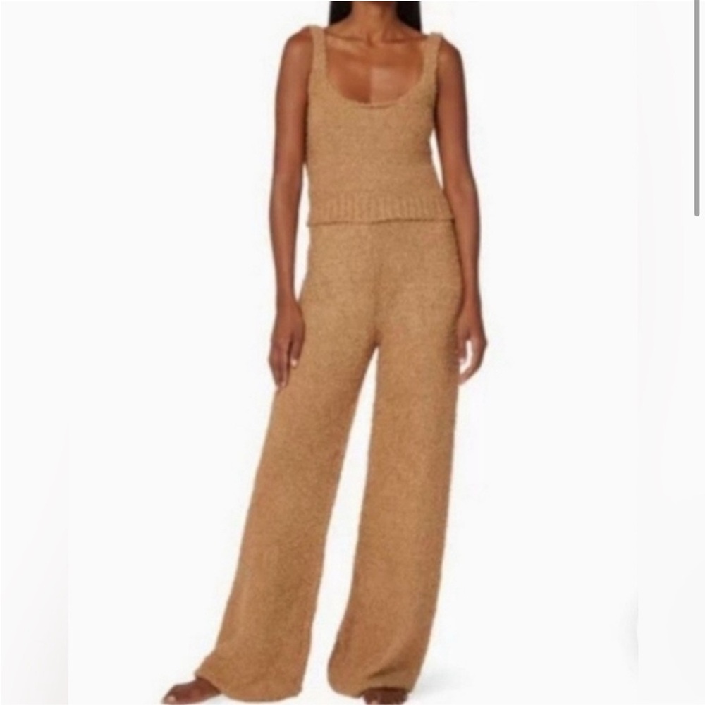 Skims Teddy Bundle - Tan Tank/Pant + Black Wrap Top/Short